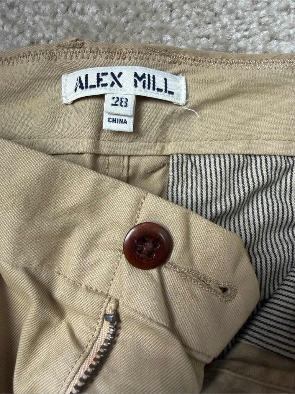 Alex Mill 29x30 slim fit khaki pants